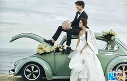 Song Ji Hyo bất ngờ chụp ảnh cưới với "chồng hờ" Trần Bách Lâm