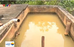Trạm cấp nước bỏ không, dân dùng nước sông tắm giặt