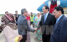 Chủ tịch nước bắt đầu chuyến thăm cấp nhà nước tới Brunei