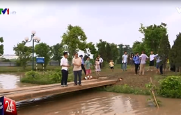 3 ngày sau mưa lớn, chung cư Hà Nội vẫn chưa thoát khỏi tình trạng ốc đảo