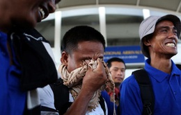 3 thuyền viên về đến Hà Nội an toàn sau 4 năm bị cướp biển giam giữ