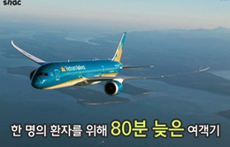 Vietnam Airlines hoãn chuyến để cấp cứu hành khách