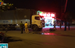 Bình Dương: Xe tải kéo lê xe máy, 1 người nguy kịch