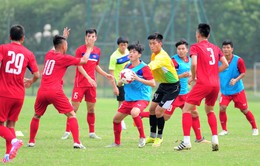 VIDEO: U20 Việt Nam luyện đấu pháp cho trận gặp U20 Argentina