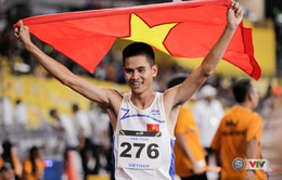 VIDEO SEA Games 29: Dương Văn Thái giành HCV chạy 800m
