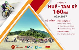 Lộ trình chặng 7 giải xe đạp quốc tế VTV Cúp Tôn Hoa Sen 2017