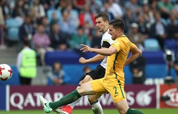 Cúp Liên đoàn các châu lục 2017, ĐT Australia 2-3 ĐT Đức : Rượt đuổi tỷ số hấp dẫn
