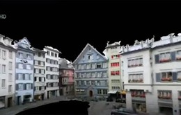 Độc đáo mô hình 3D mô phỏng thành phố Zurich (Thụy Sĩ)