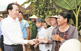 Chủ tịch nước Trần Đại Quang làm việc tại tỉnh Nghệ An