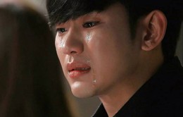 Kim Soo Hyun rơi lệ trong buổi công chiếu phim Real