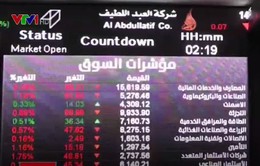 Thị trường chứng khoán Saudi Arabia biến động mạnh