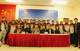 Nhiều HLV Việt Nam hoàn thành khóa đào tạo HLV bóng đá chuyên nghiệp AFC 2017