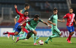 Kết quả FIFA U20 thế giới 2017: U20 Bồ Đào Nha hòa thất vọng trước U20 Costa Rica