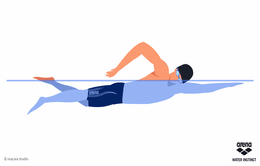 Tư vấn bơi và phòng chống đuối nước (số 14): Kỹ thuật bơi nghiêng