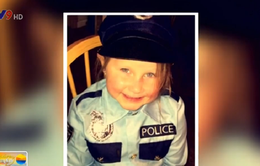Bé gái 4 tuổi ở Mỹ trở thành cảnh sát danh dự