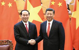 Chủ tịch nước Trần Đại Quang gửi điện cảm ơn Chủ tịch Trung Quốc Tập Cận Bình