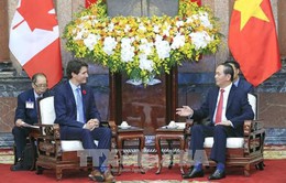 Chủ tịch nước Trần Đại Quang hội kiến Thủ tướng Canada Justin Trudeau