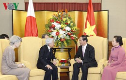 Chủ tịch nước giới thiệu nét văn hóa đặc sắc của Huế với Nhà vua Nhật Bản