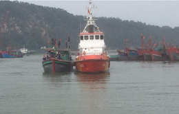 Cứu 13 ngư dân gặp nạn trên vùng biển Nghệ An
