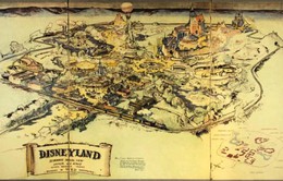 Đấu giá tấm bản đồ đầu tiên của Walt Disney