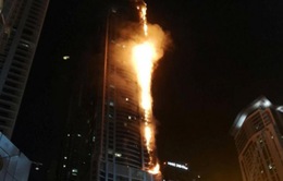 Cháy lớn tòa tháp 79 tầng ở Dubai