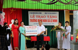 Tài trợ gần 5 tỷ đồng xây thêm phòng học trường Mầm non xã Lê Ninh (Hải Dương)