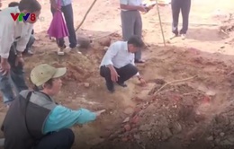 Phát hiện huyệt mộ vợ vua Nguyễn tại dự án bãi đỗ xe