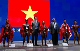 Thể hình Việt Nam thi đấu thành công tại giải VĐTG