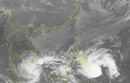 Bão số 15 chưa tan, bão Tembin mạnh dần hướng vào Biển Đông