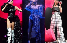 Katy Perry mặc 3 trang phục của NTK Nguyễn Công Trí trong tour diễn Witness