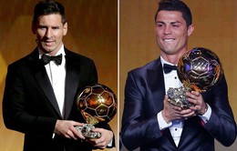 Rạng sáng mai (8/12) công bố danh hiệu Quả bóng vàng 2017: Cuộc đua chênh lệch giữa Ronaldo và Messi