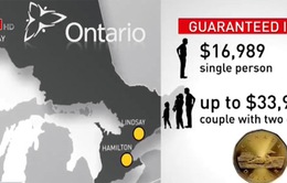 Canada thử nghiệm chương trình trợ cấp cho người thu nhập thấp
