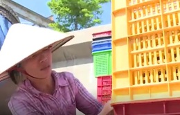 Người lao động tại chợ Long Biên nhọc nhằn mưu sinh trong nắng nóng