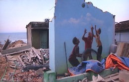Quảng Nam: 4 bức bích họa làng Tam Thanh bị phá dỡ