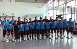 ĐT U20 futsal Việt Nam đã có mặt tại Thái Lan, hứng khởi bước vào thử thách