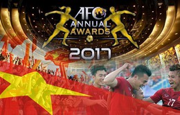 VFF nhận 2 đề cử giải thưởng năm 2017 của bóng đá châu Á
