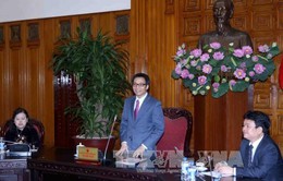 Phó Thủ tướng Vũ Đức Đam gặp mặt các thầy thuốc nhân Ngày Thầy thuốc Việt Nam