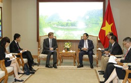 Phó Thủ tướng Vương Đình Huệ tiếp Giám đốc khu vực châu Á- Thái Bình Dương của Diễn đàn kinh tế thế giới