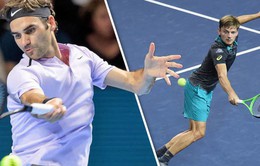 Bán kết ATP Finals 2017: Federer đối đầu Goffin, Dimitrov so tài Jack Sock