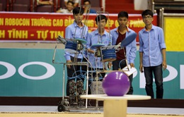 Nhiều robot gặp sự cố trong buổi thử sân tại VCK Robocon Việt Nam 2017