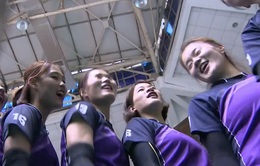 Đội Suwon chuẩn bị trước Giải bóng chuyền nữ quốc tế VTV Cup Tôn Hoa Sen 2017