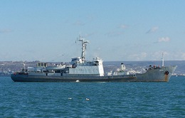 Tàu trinh sát của Nga gặp nạn ở Biển Đen