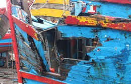 Xác định tàu vỏ sắt đâm chìm tàu ngư dân tại vùng biển Đà Nẵng