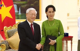 Tổng Bí thư hội kiến Cố vấn Nhà nước Myanmar