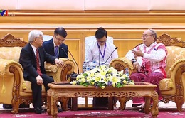 Tổng Bí thư hội kiến Chủ tịch Quốc hội Myanmar