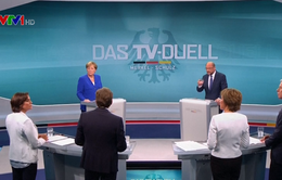 Thủ tướng Merkel chiến thắng áp đảo khi tranh luận trên truyền hình
