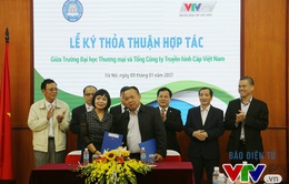 VTVcab ký kết thỏa thuận hợp tác với Đại học Thương mại tại Hà Nội
