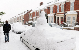 Giao thông tại Anh tê liệt vì tuyết rơi dày