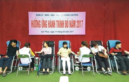 Hiến máu tình nguyện hưởng ứng Hành trình Đỏ 2017 tại phường Vạn Phúc