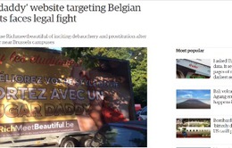 Trang web của Bỉ bị lên án vì cổ xúy mại dâm
